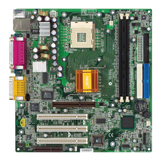 MSI MS-6507 v2.X Manual