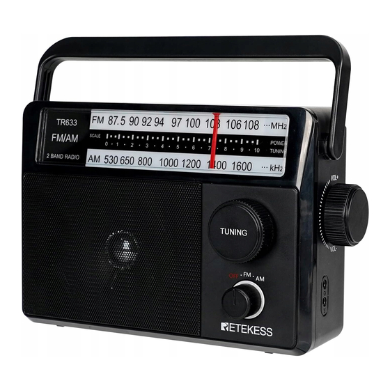 Retekess TR633 User Manual