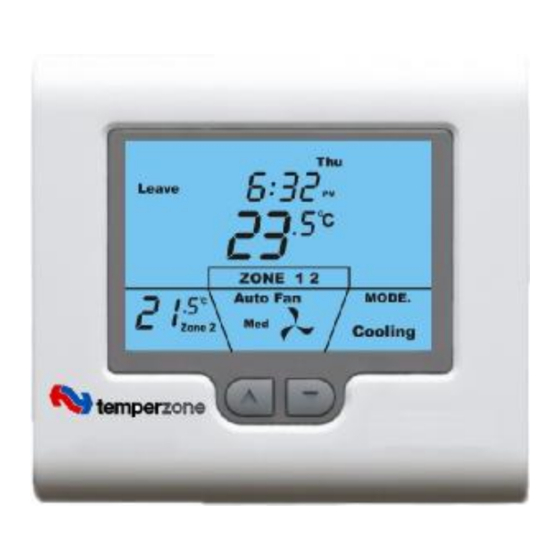 TemperZone TZT-701 Installer Manual