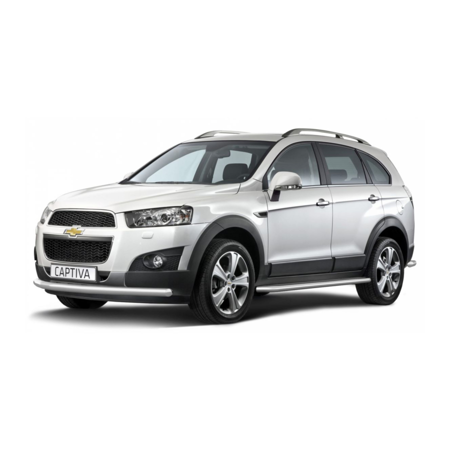 Chevrolet Captiva Owner's Manual