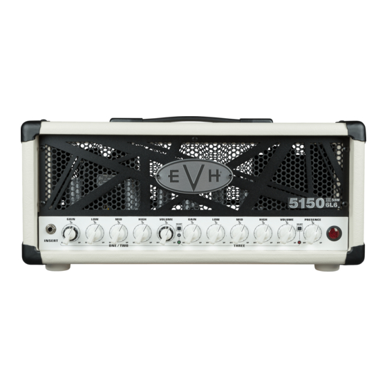 Evh 5150III 6L6 2x12 Owner's Manual