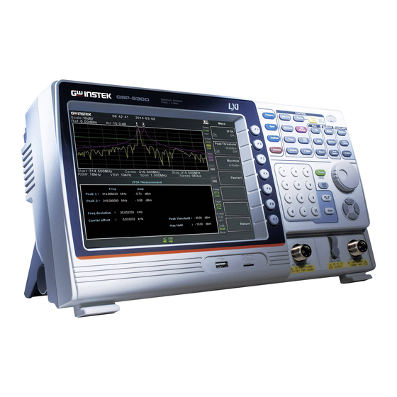 GW Instek GSP-9300 User Manual