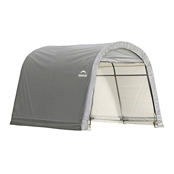 ShelterLogic Shed-in-a-Box RoundTop Assembly Instructions Manual