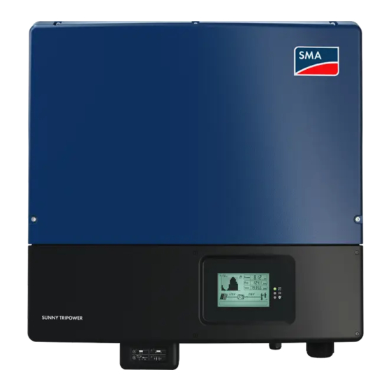 SMA SUNNY TRIPOWER 15000TL Service Manual For Installers