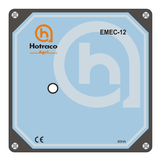 Hotraco agri EMEC-12 Manual