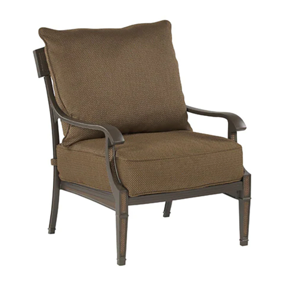 Garden Treasures HERRINGTON CONVERSATION CHAIR 1 PK Manual