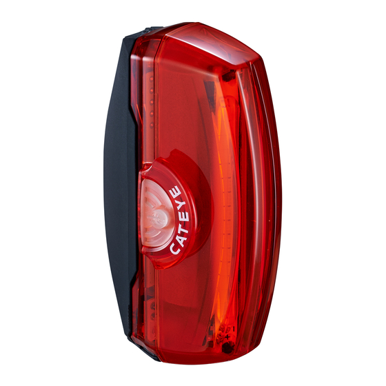 Cateye RAPID X3 TL-LD720-R Manual
