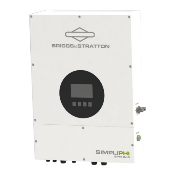 Briggs & Stratton SIMPLIPHI Manuals
