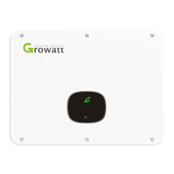 Growatt MID17-40KTL3-X(1) Quick Manual