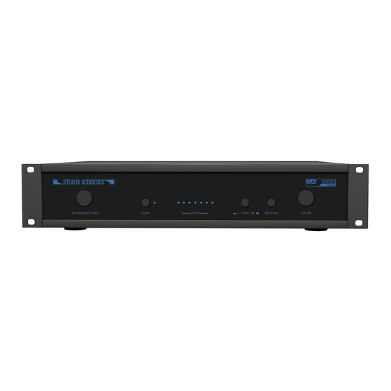 Stealth Acoustics SA255 MKII User Manual