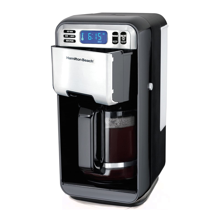 Hamilton Beach 46201 12 Cup Coffee Maker Manual