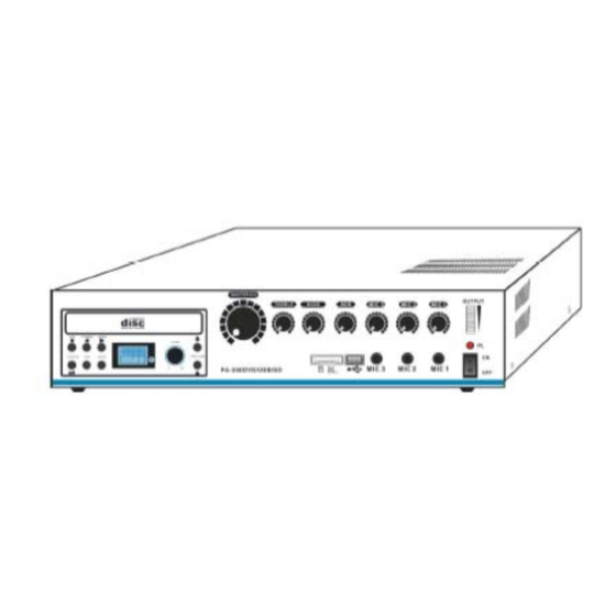 Ltc Audio PA-210DVD User Manual