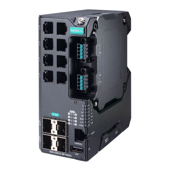 Moxa Technologies EDS-G4012 Series Quick Installation Manual