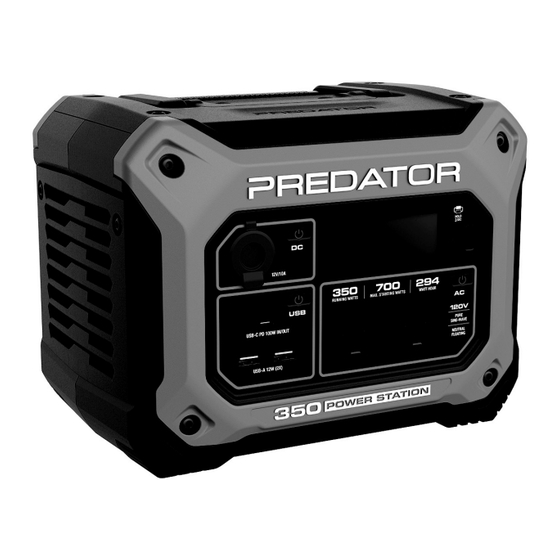 Predator 70082 Owner's Manual & Safety Instructions