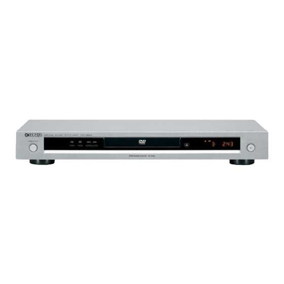 Yamaha DVD-S559 Service Manual