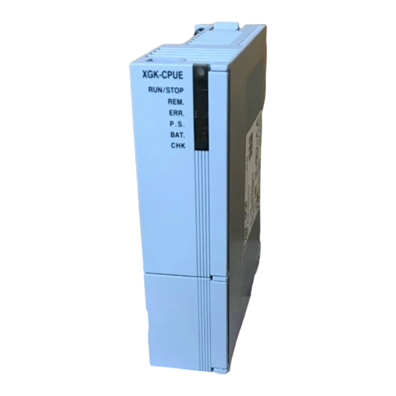 LS Industrial Systems XGK-CPUUN User Manual