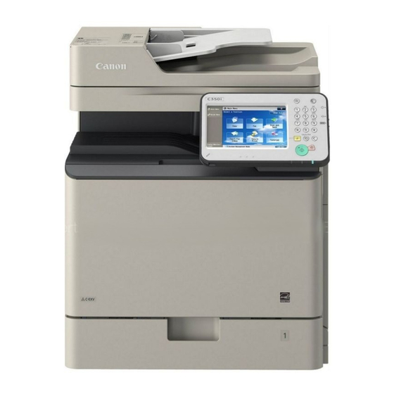 Canon imageRUNNER ADVANCE C351iF Maintenance Manual