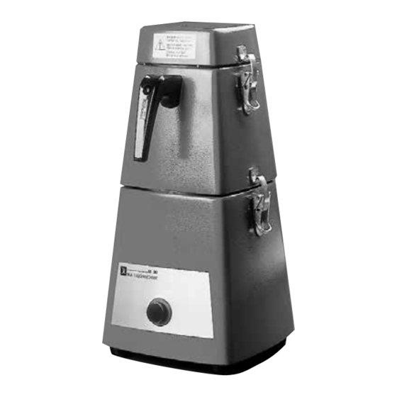 IKA M 20 Operating Instructions Manual