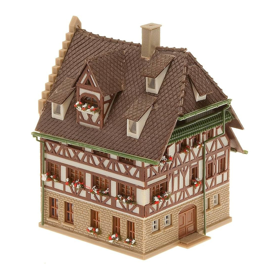 Faller FRANKEN TUDOR HOUSE Manual