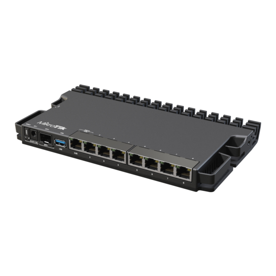MikroTik RB5009UG+S+IN Manual