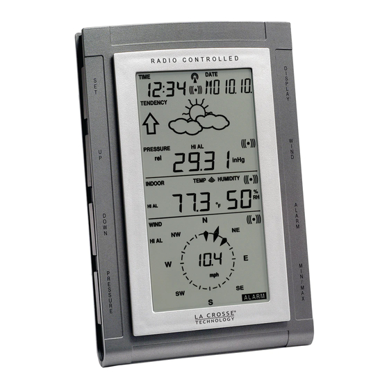 La Crosse Technology WS-2317 Quick Setup Manual