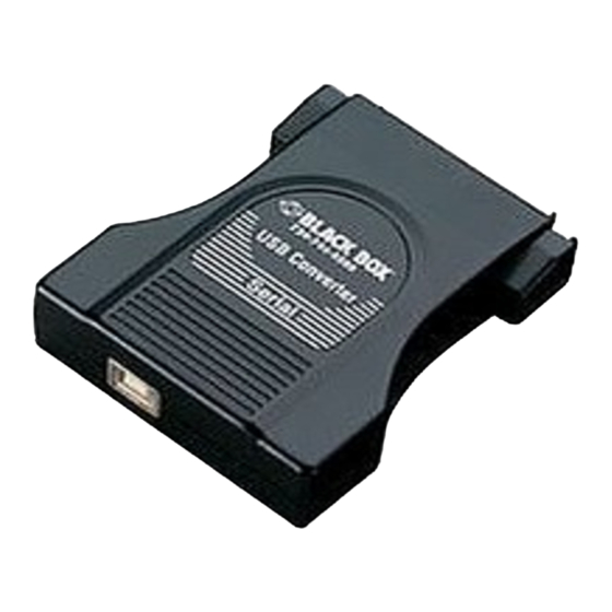 Black Box IC138A-R2 Serial Converter Manuals