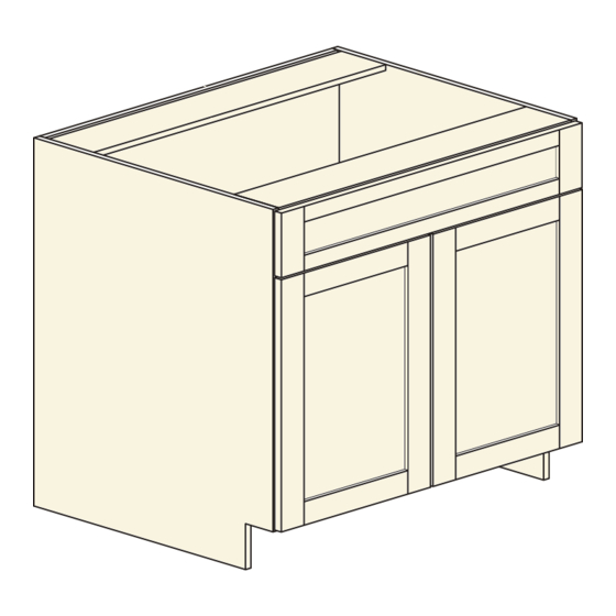 Right Choice Cabinets BASESINK36 Assembly Instructions