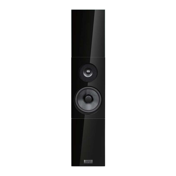 Audio Physic REFERENCE On-Wall Owner's Manual