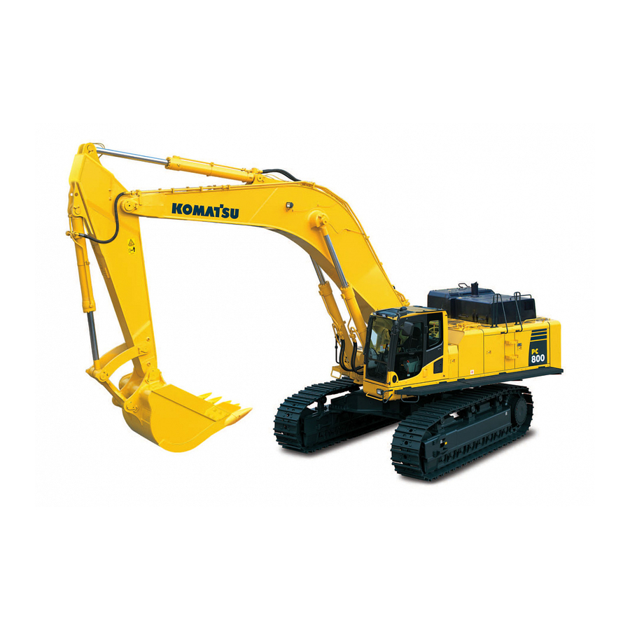 Komatsu PC800 BACKHOE Manuals