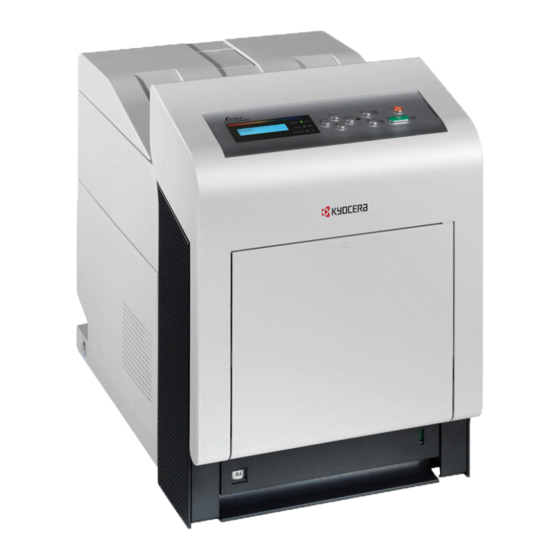 Kyocera FS-C5100DN Installation Manual