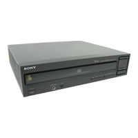 Sony CDP-C201 - Compact Disc Player Service Manual