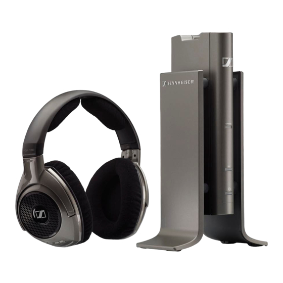 Sennheiser RS 180 Instruction Manual