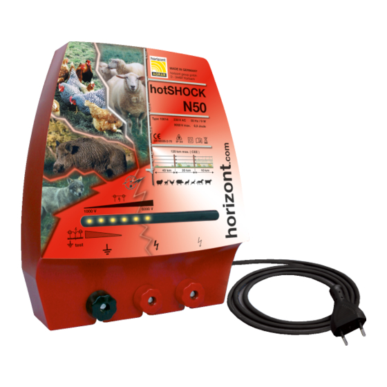 Horizont hotSHOCK N50 Instruction Manual