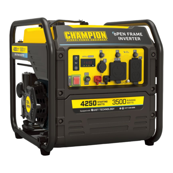 Champion 200954 Quick Start Manual