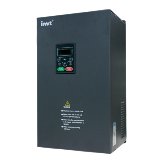 INVT RBU100H Operation Manual