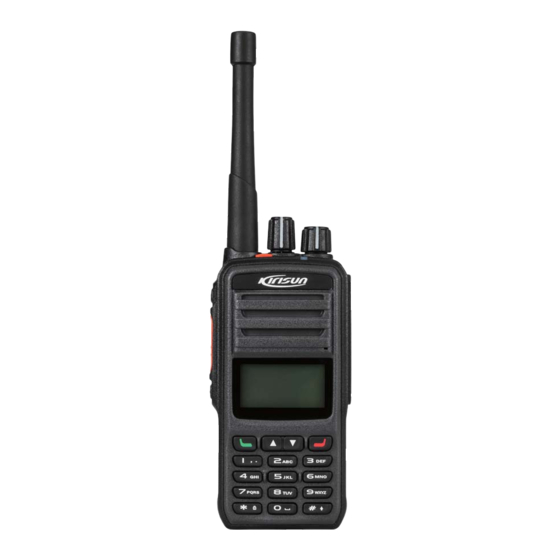 Kirisun DP580 User Manual