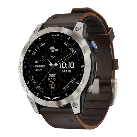 Garmin D2 MACH 1 Owner's Manual