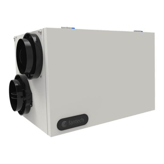 SystemAir fantech SHR150 Installation Manual