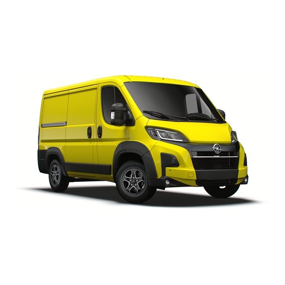 Opel MOVANO Owner's Manual