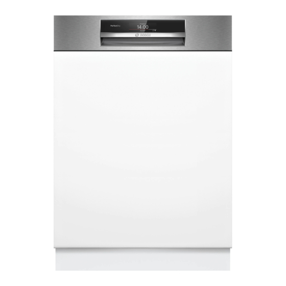Bosch SMI8ZDS81T Information For Use