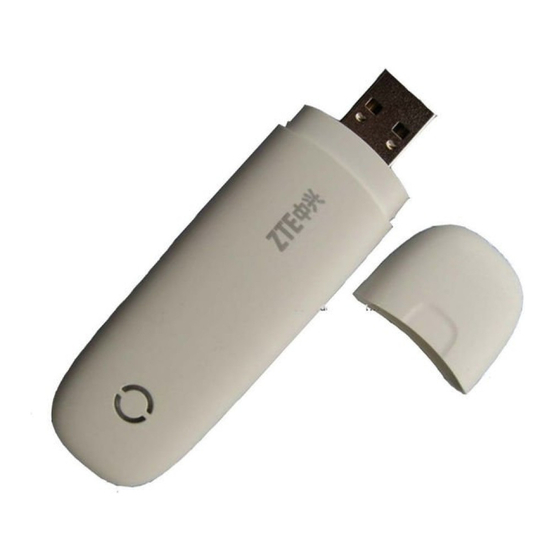 Zte MF190 Quick User Manual