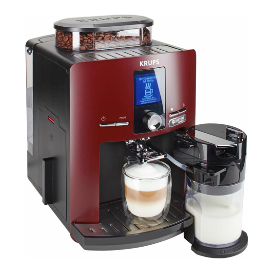 Krups EA829 LATT’ESPRESS Instruction Manual