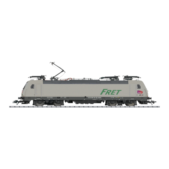 Trix Elektrolok Baureihe TRAXX 2 E 186 22165 Manual