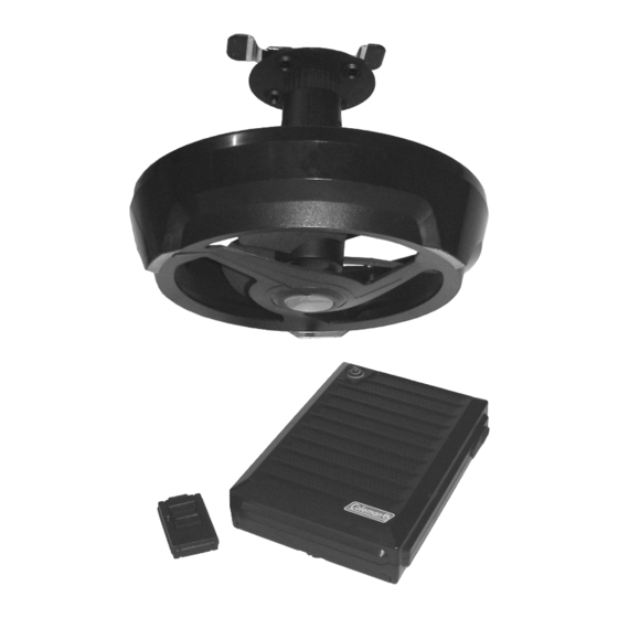 Coleman Tent Power System with Fan User Manual