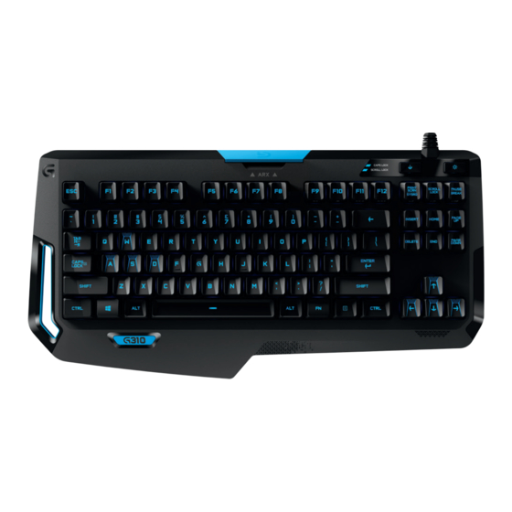 Logitech Atlas Dawn G310 Setup Manual