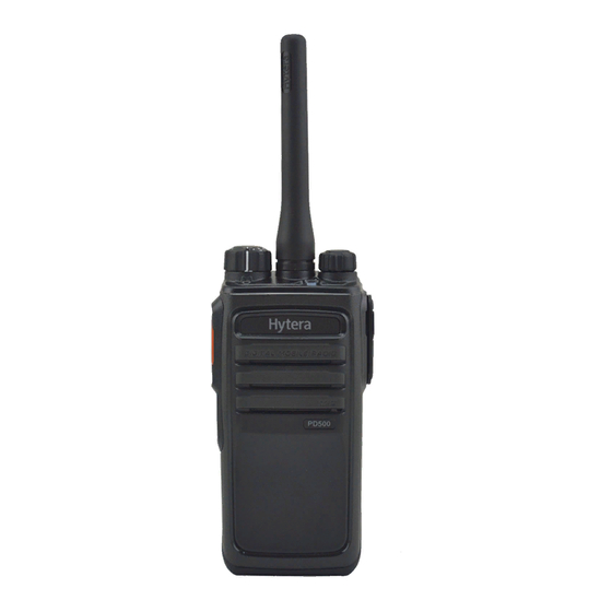 Hytera PD500 Manual