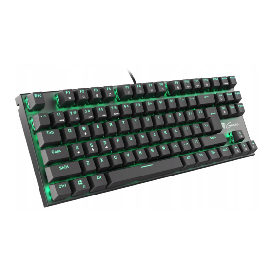 Genesis Thor 300 TKL RGB Quick Installation Manual