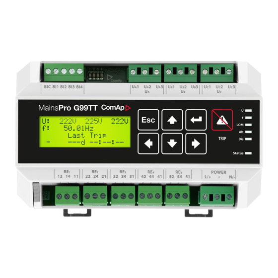ComAp MainsPro G99TT Global Manual