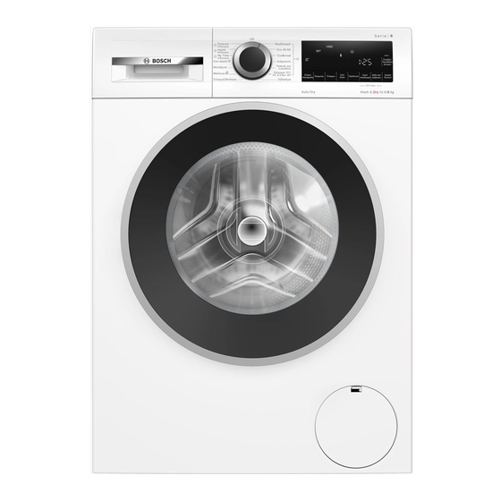 Bosch WNA14411GR User Manual And Installation Instructions