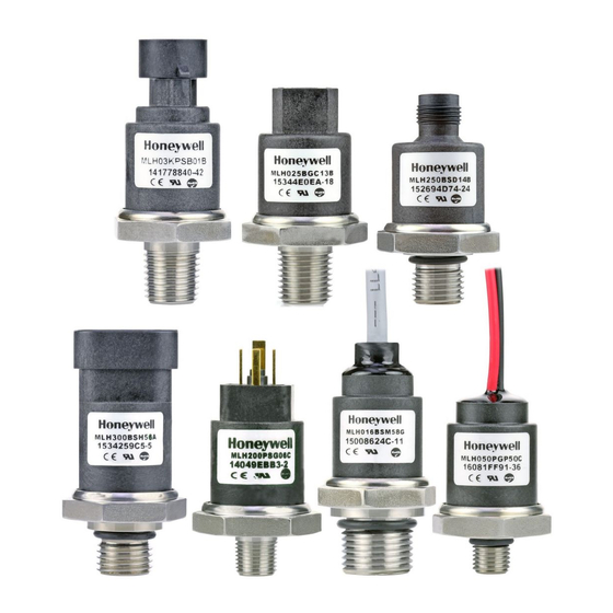 Honeywell Switches and Sensors Manuals
